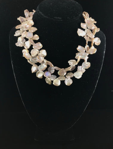 Natural Keishe Pearl Necklace