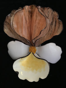 French Resin Orchid Magnet
